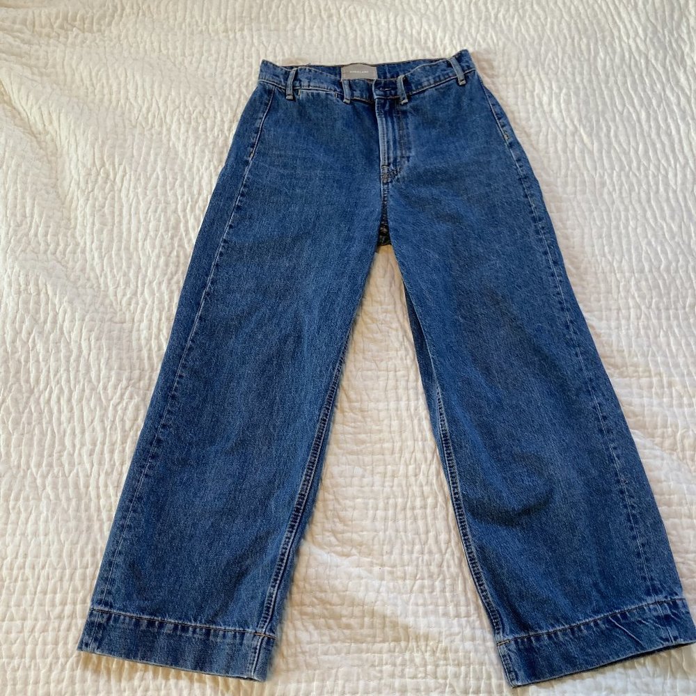 Everlane wide-leg jeans women's 27